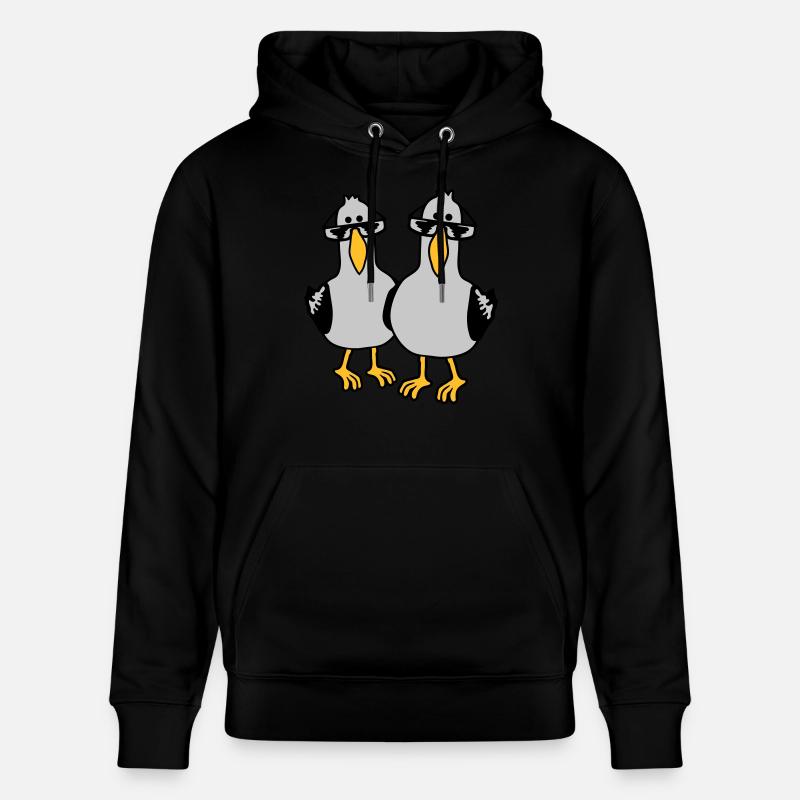 2 Équipe seagull Friends - Sweat à capuche bio CRUISER Stanley/Stella Unisexe - noir