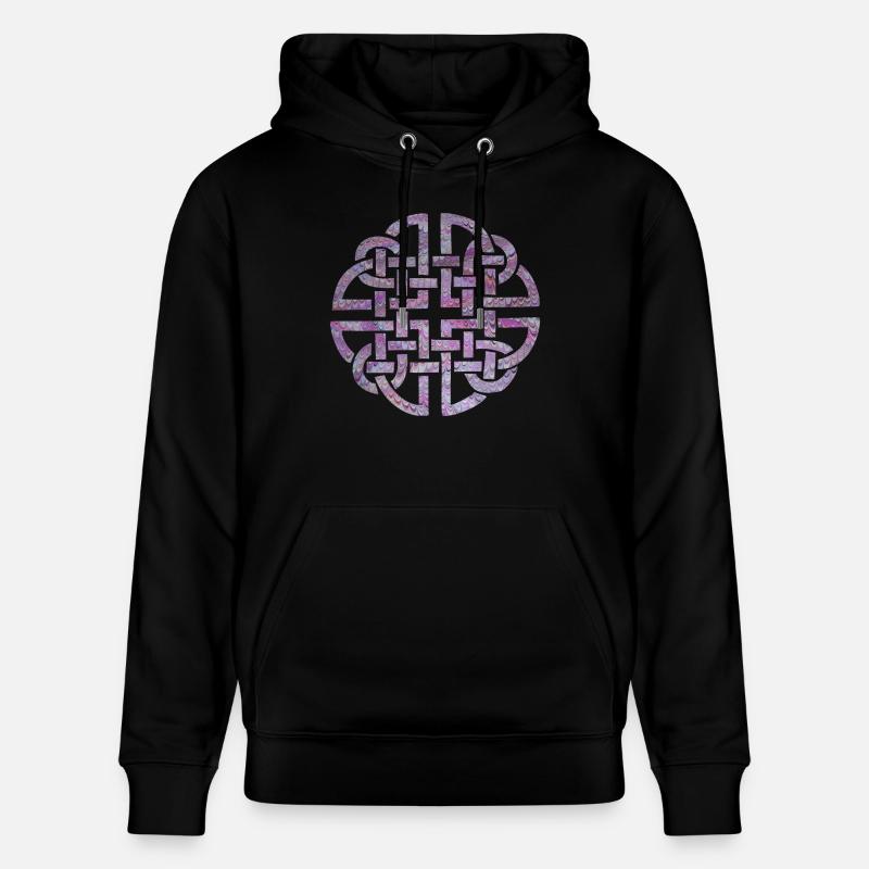 noeud celtique 8 e 62 - Sweat à capuche bio CRUISER Stanley/Stella Unisexe - noir