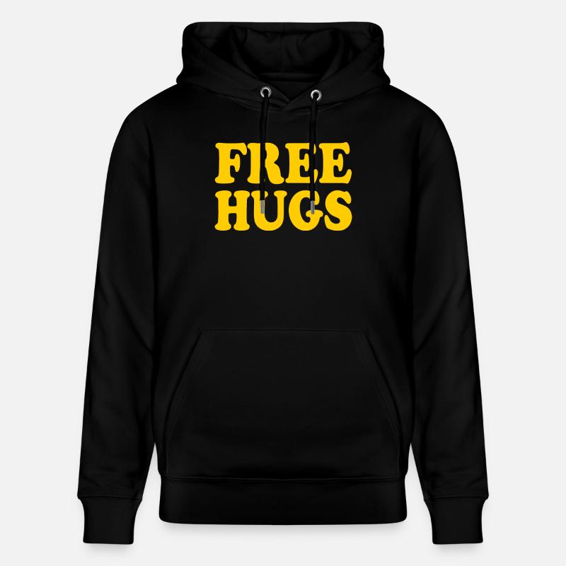 Free hugs - Sweat à capuche bio CRUISER Stanley/Stella Unisexe - noir