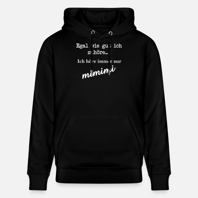 MIMIMI - Stanley/Stella Unisex Bio-Hoodie CRUISER  - Schwarz