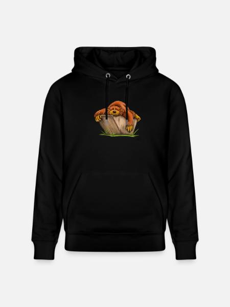 Chile out-Bär - Stanley/Stella Unisex Bio-Hoodie CRUISER  - Schwarz