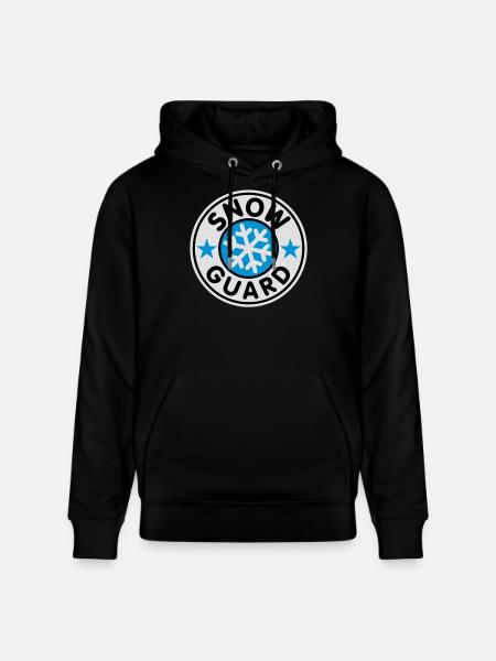 Snow Guard | Schnee Wache - Stanley/Stella CRUISER Unisex Organic Hoodie - black