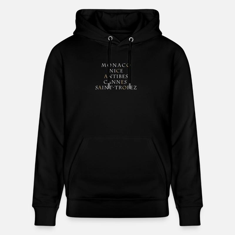 Monaco - Sweat à capuche bio CRUISER Stanley/Stella Unisexe - noir