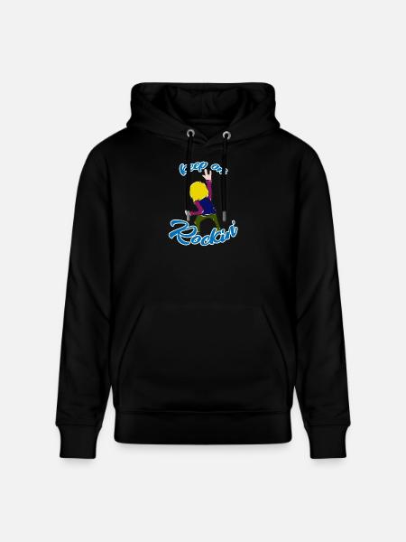 Rock'n'Roll - Stanley/Stella CRUISER Unisex Organic Hoodie - black