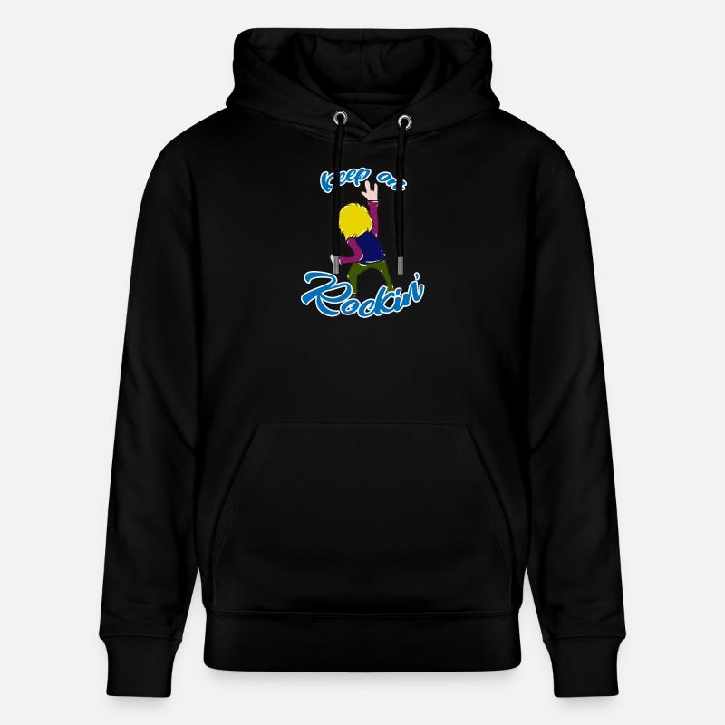 Rock 'n' Roll - Stanley/Stella Unisex Bio-Hoodie CRUISER - Schwarz