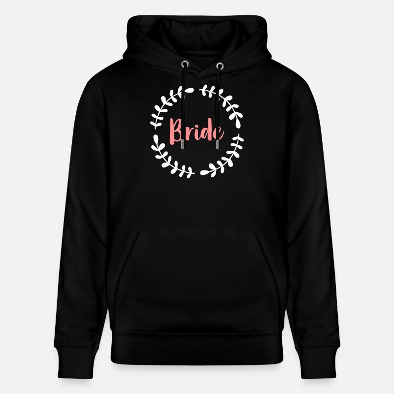 Couronne de mariée - Sweat à capuche bio CRUISER Stanley/Stella Unisexe - noir