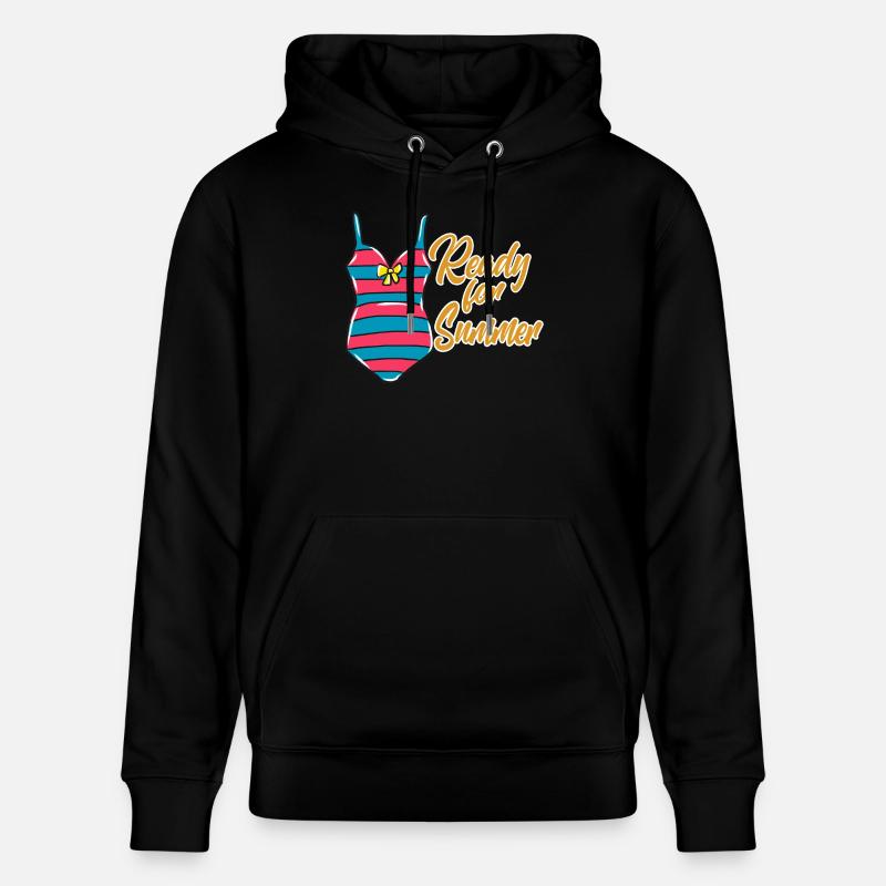 Bikini d'été - Sweat à capuche bio CRUISER Stanley/Stella Unisexe - noir