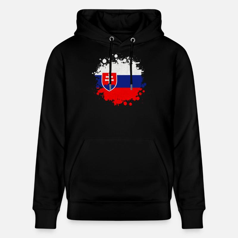 Slovaquie Klecks / Cadeau Bratislava Kaschau - Sweat à capuche bio CRUISER Stanley/Stella Unisexe - noir