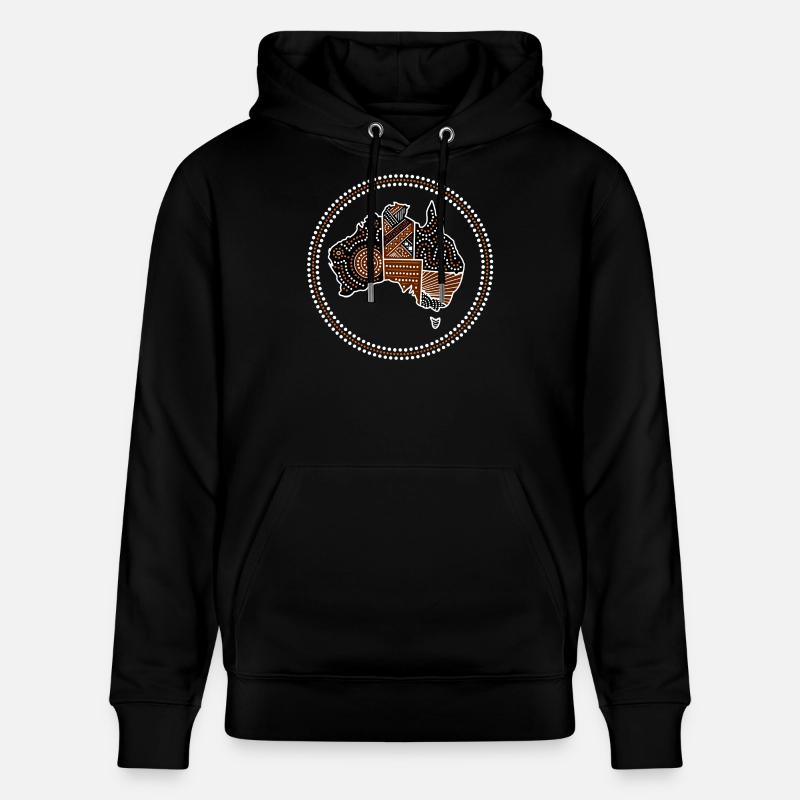 australia - Sweat à capuche bio CRUISER Stanley/Stella Unisexe - noir