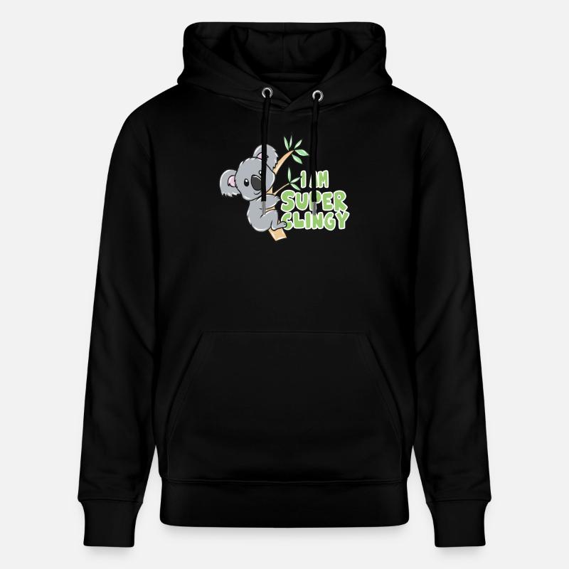 koala - Sweat à capuche bio CRUISER Stanley/Stella Unisexe - noir