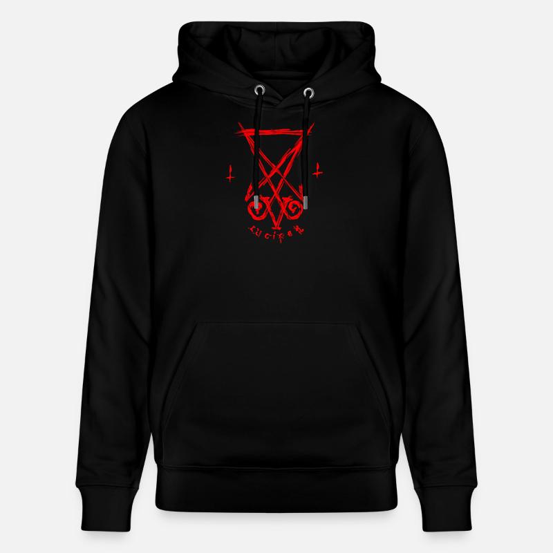 Lucifer Symbol - Sweat à capuche bio CRUISER Stanley/Stella Unisexe - noir