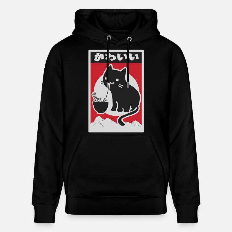 neko black love ramen - Sweat à capuche bio CRUISER Stanley/Stella Unisexe - noir