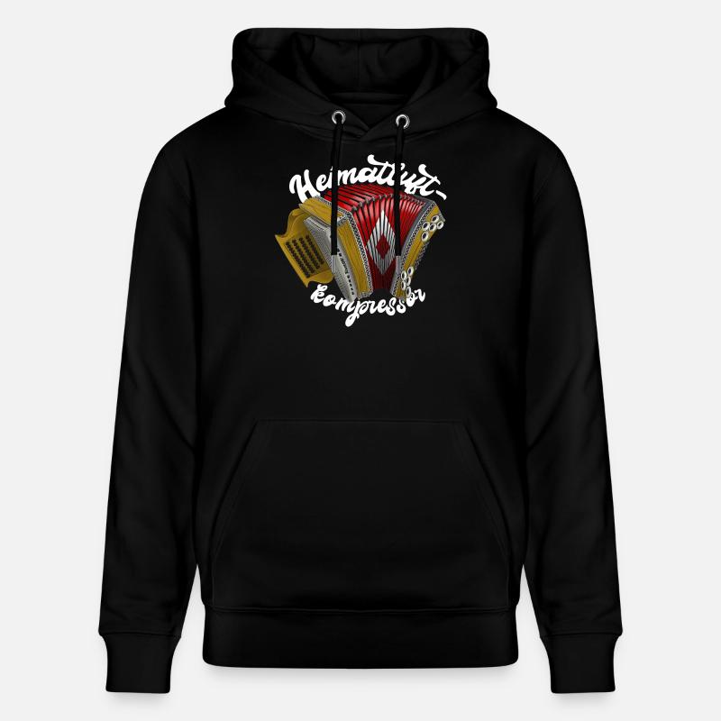 Heimatluftkompressor // hell | ZiachON! - Stanley/Stella Unisex Bio-Hoodie CRUISER  - Schwarz