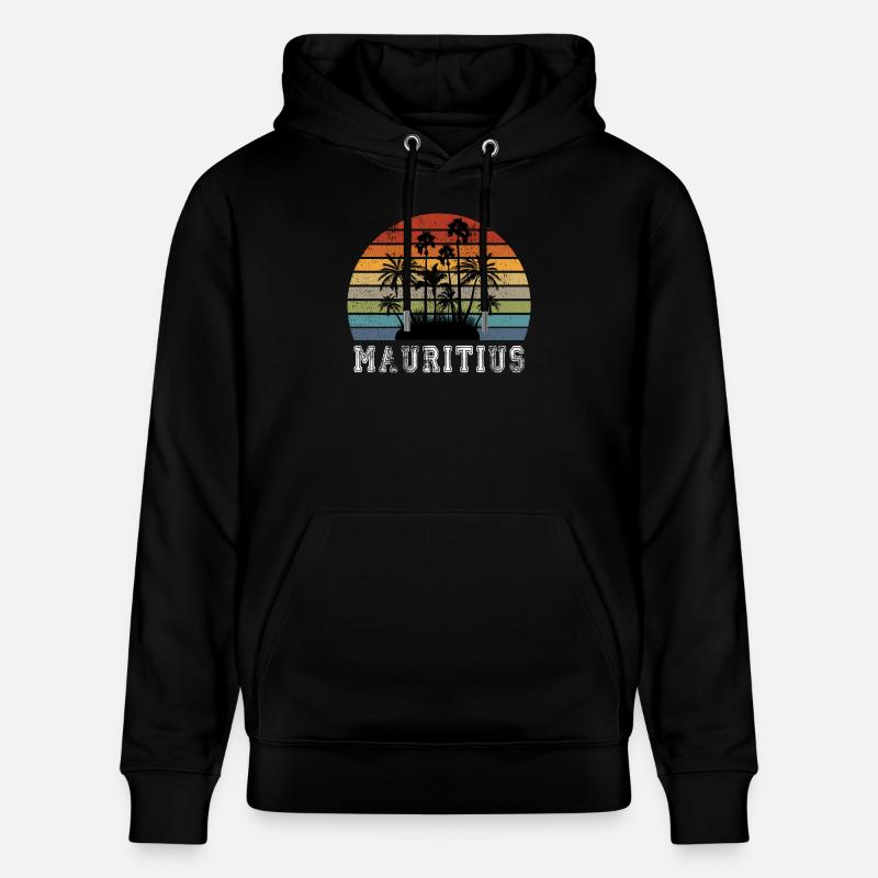Mauritius Insel Design / Geschenkidee - Stanley/Stella Unisex Bio-Hoodie CRUISER - Schwarz