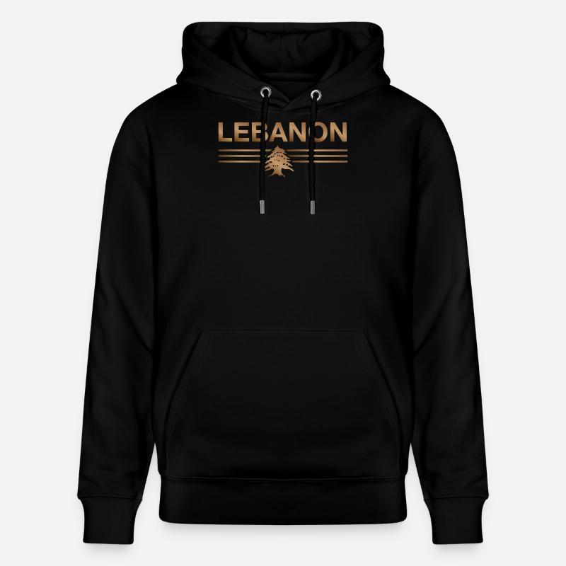 Libanon Beirut Libanese Libanesin Libanesisch LBN - Stanley/Stella Unisex Bio-Hoodie CRUISER  - Schwarz