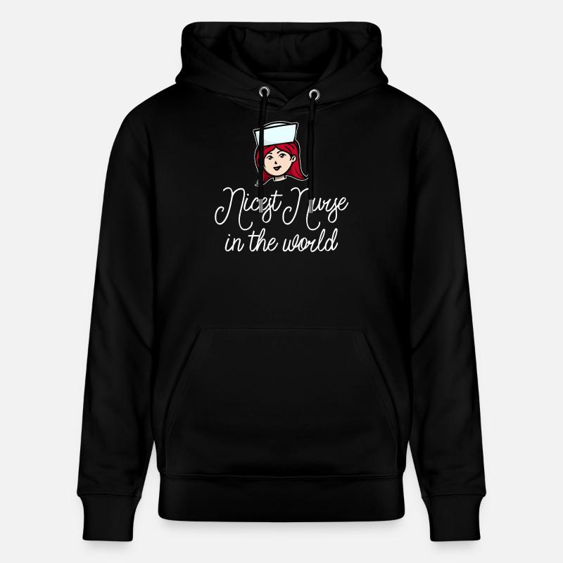 Infirmière soignante assistante sociale - Sweat à capuche bio CRUISER Stanley/Stella Unisexe - noir