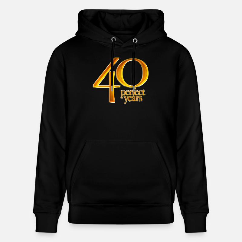 40e anniversaire - Sweat à capuche bio CRUISER Stanley/Stella Unisexe - noir