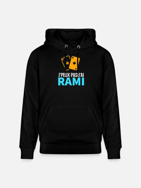 Card game Le Rami - Stanley/Stella CRUISER Unisex Organic Hoodie - black