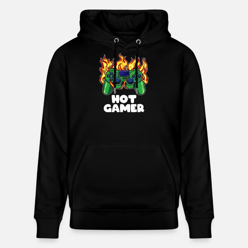 Gamer Zocker Controller - Stanley/Stella Unisex Bio-Hoodie CRUISER  - Schwarz