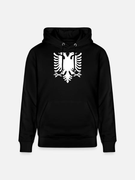 Albanie - Sweat à capuche bio CRUISER Stanley/Stella Unisexe - noir