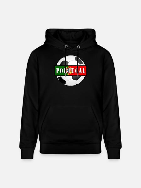 Portugal Gift - Stanley/Stella CRUISER Unisex Organic Hoodie - black