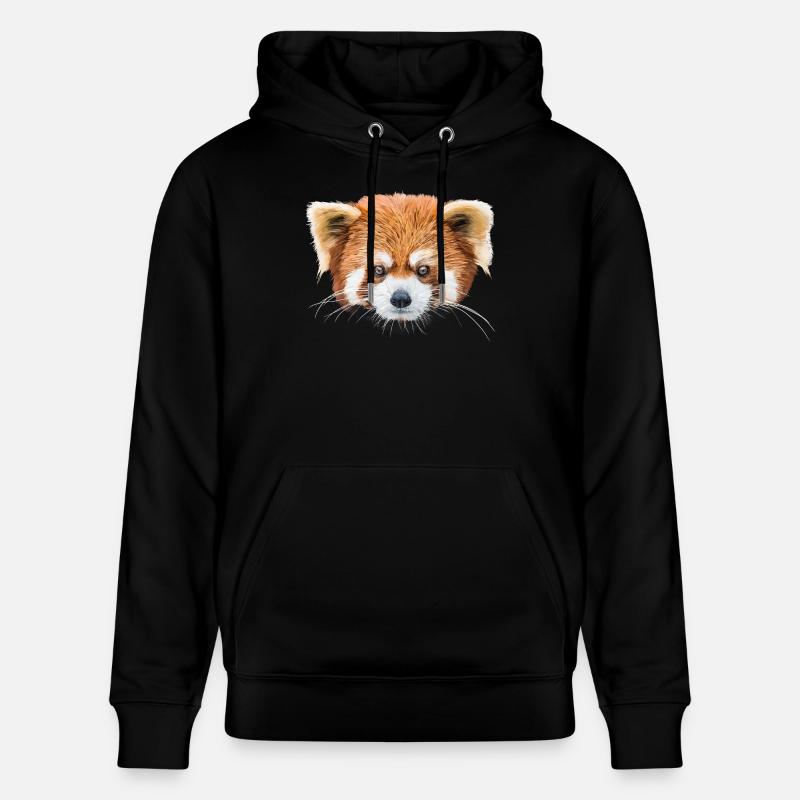 Petit panda - Sweat à capuche bio CRUISER Stanley/Stella Unisexe - noir