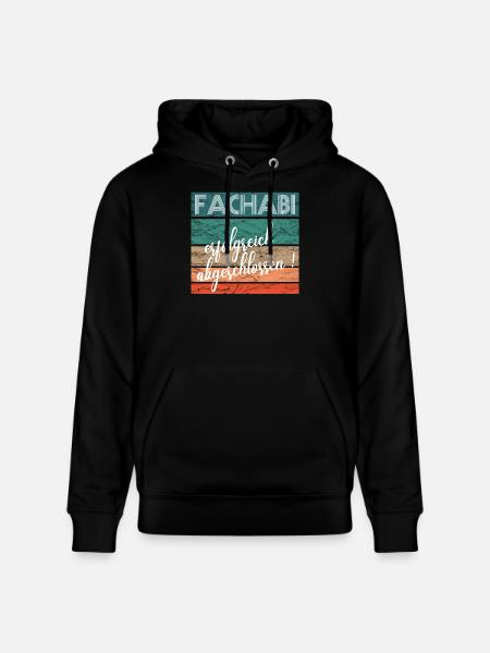 Fachabitur Fachabi Schulabschluss Geschenk - Stanley/Stella Unisex Bio-Hoodie CRUISER - Schwarz