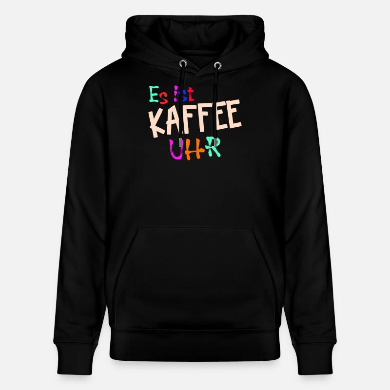 Kaffeeliebhaber Kaffeetrinker Kaffe Statement - Stanley/Stella Unisex Bio-Hoodie CRUISER  - Schwarz