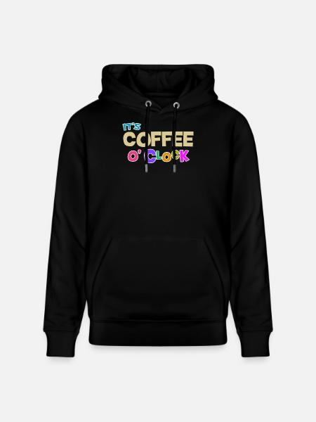 Cool Coffee Caffeine Statement Coffee Lovers - Stanley/Stella CRUISER Unisex Organic Hoodie - black