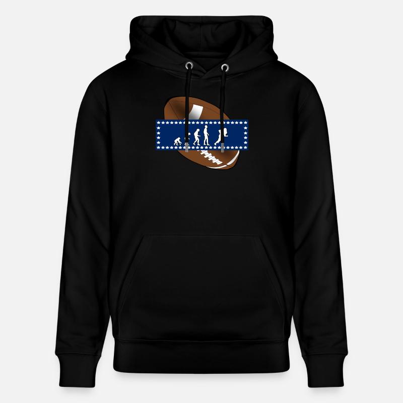 EVOLUTION AMERICAN FOOTBALL USA Cadeau - Sweat à capuche bio CRUISER Stanley/Stella Unisexe - noir