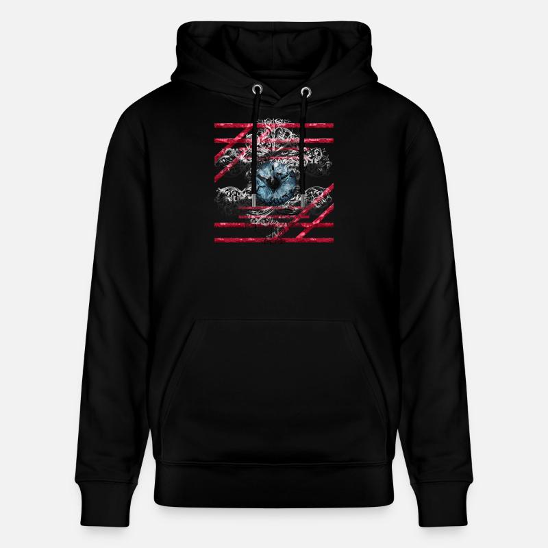 Oeil - Sweat à capuche bio CRUISER Stanley/Stella Unisexe - noir