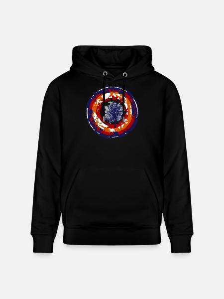 Cible folle - Sweat à capuche bio CRUISER Stanley/Stella Unisexe - noir