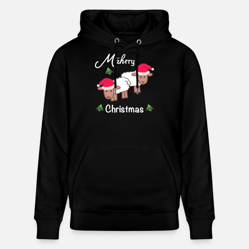 Joyeux Noël, MÄHrry Noël - Sweat à capuche bio CRUISER Stanley/Stella Unisexe - noir