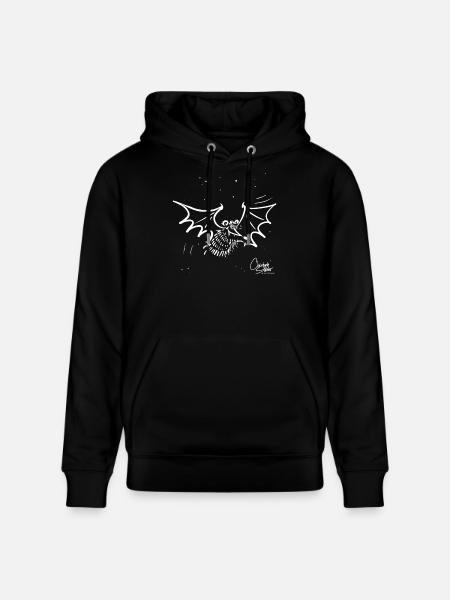 Flattermaus - Stanley/Stella Unisex Bio-Hoodie CRUISER  - Schwarz