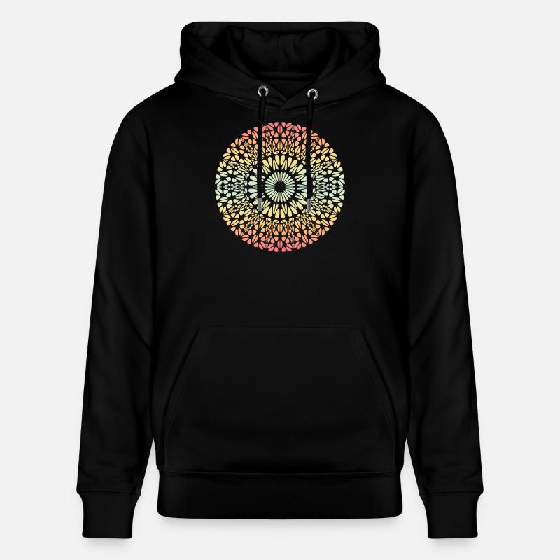 Mandala - Sweat à capuche bio CRUISER Stanley/Stella Unisexe - noir