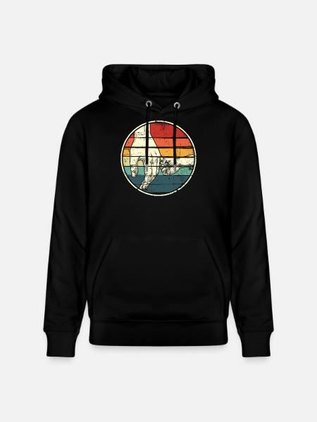Händchen halten Regenbogenkreis - Stanley/Stella Unisex Bio-Hoodie CRUISER  - Schwarz