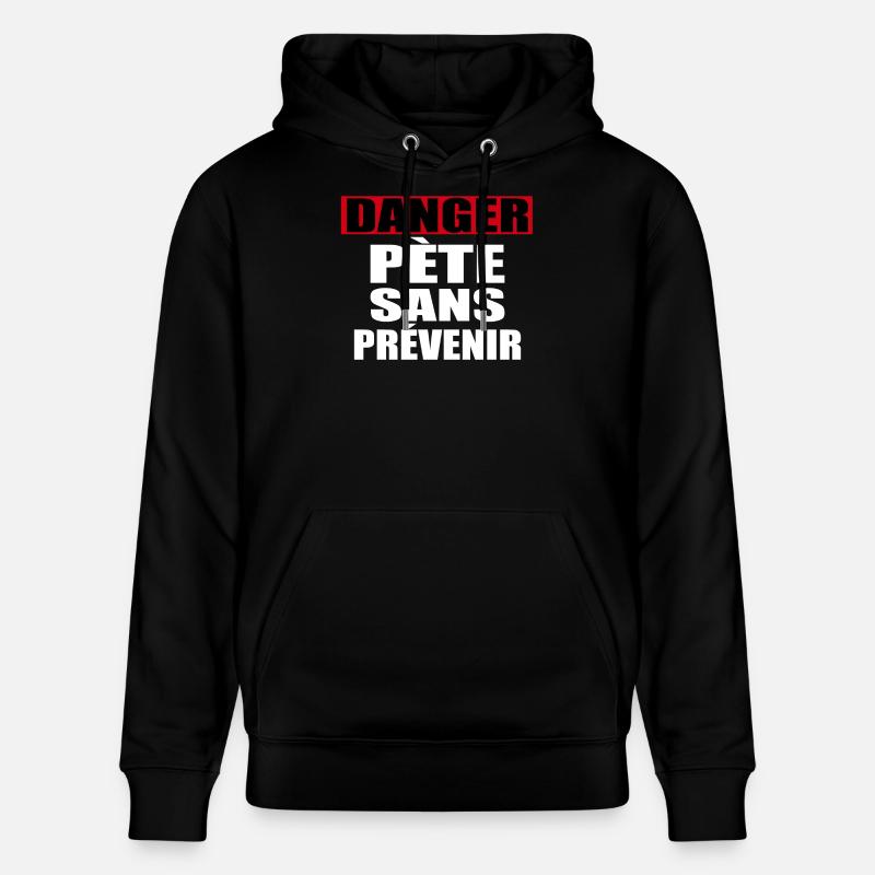 Danger Pete Sans Prévenir - Sweat à capuche bio CRUISER Stanley/Stella Unisexe - noir