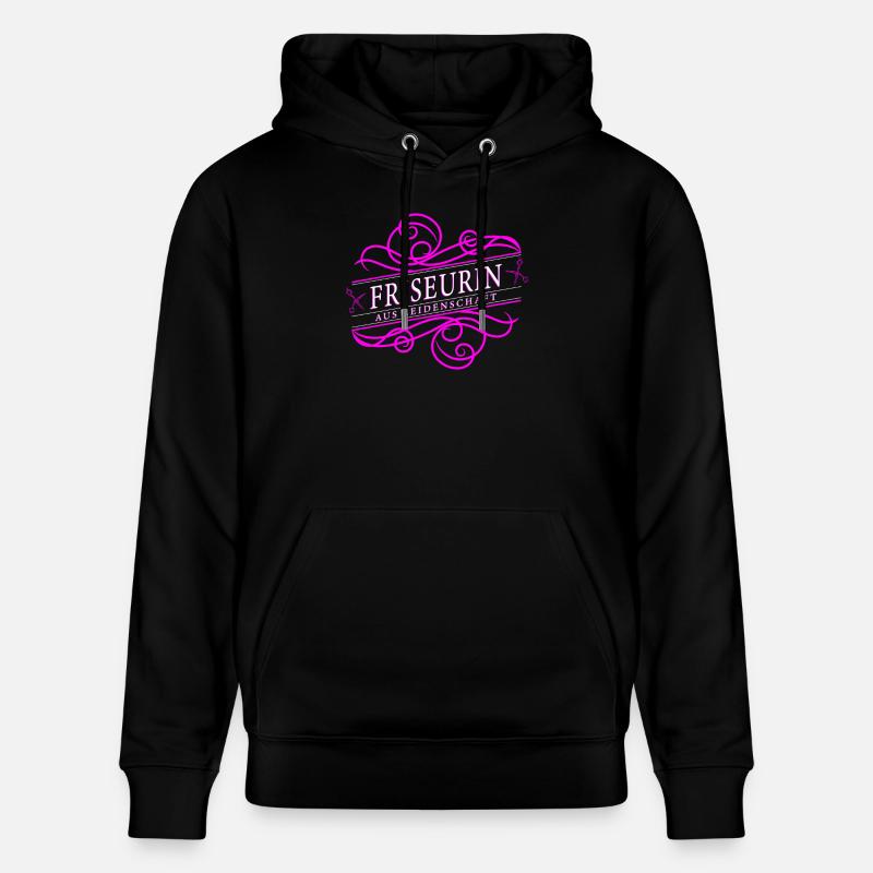 Coiffeur avec passion - Sweat à capuche bio CRUISER Stanley/Stella Unisexe - noir