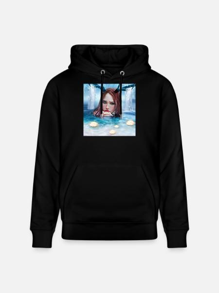 Nymph - Stanley/Stella CRUISER Unisex Organic Hoodie - black