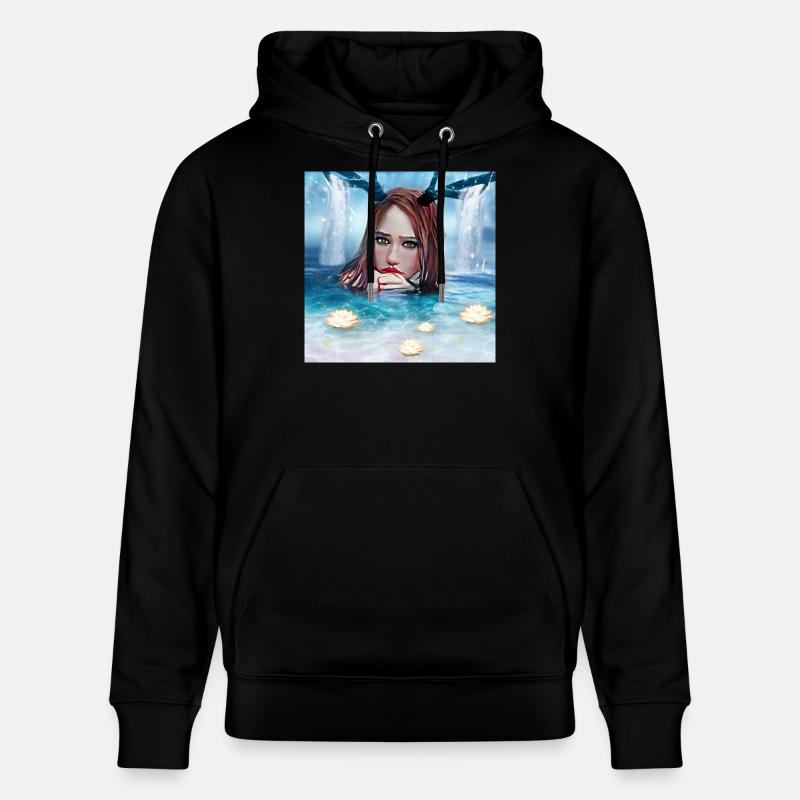 Nymphe - Sweat à capuche bio CRUISER Stanley/Stella Unisexe - noir