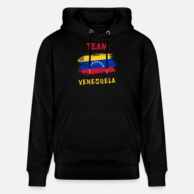 équipe du Venezuela - Sweat à capuche bio CRUISER Stanley/Stella Unisexe - noir