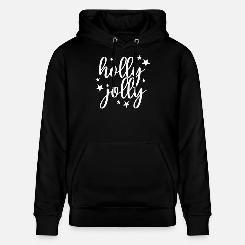 Holly Jolly Noël Noël - Sweat à capuche bio CRUISER Stanley/Stella Unisexe - noir