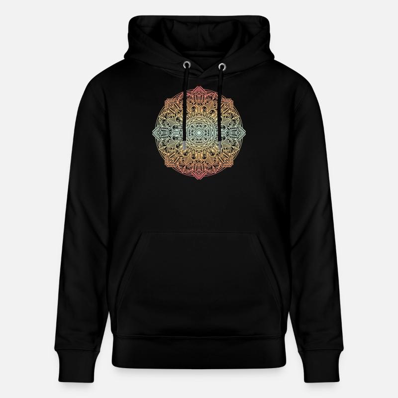 Mandala - Sweat à capuche bio CRUISER Stanley/Stella Unisexe - noir