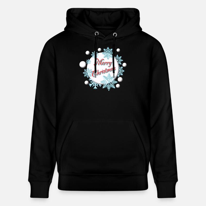 Joyeux Noël - Feliz Navidad - Neige - Sweat à capuche bio CRUISER Stanley/Stella Unisexe - noir