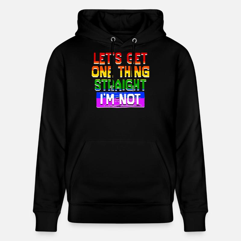 Déclaration LGBT gay Égalité - Sweat à capuche bio CRUISER Stanley/Stella Unisexe - noir