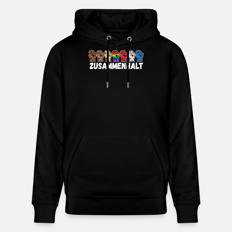 Right Gay Rainbow Lgbt Slogan - Sweat à capuche bio CRUISER Stanley/Stella Unisexe - noir