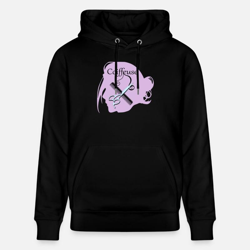 Coiffeuse - Sweat à capuche bio CRUISER Stanley/Stella Unisexe - noir