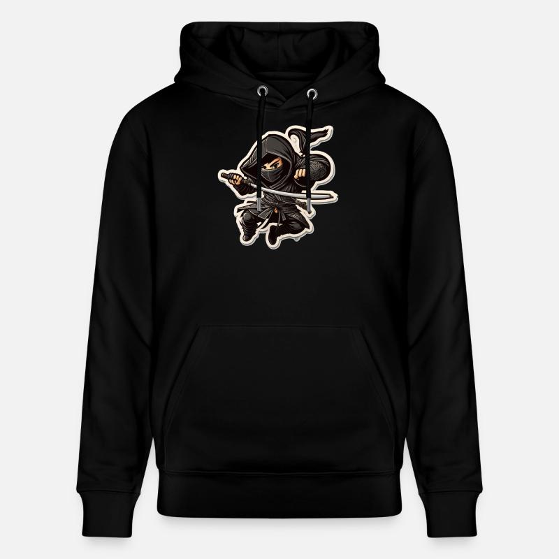 Ninja - Sweat à capuche bio CRUISER Stanley/Stella Unisexe - noir