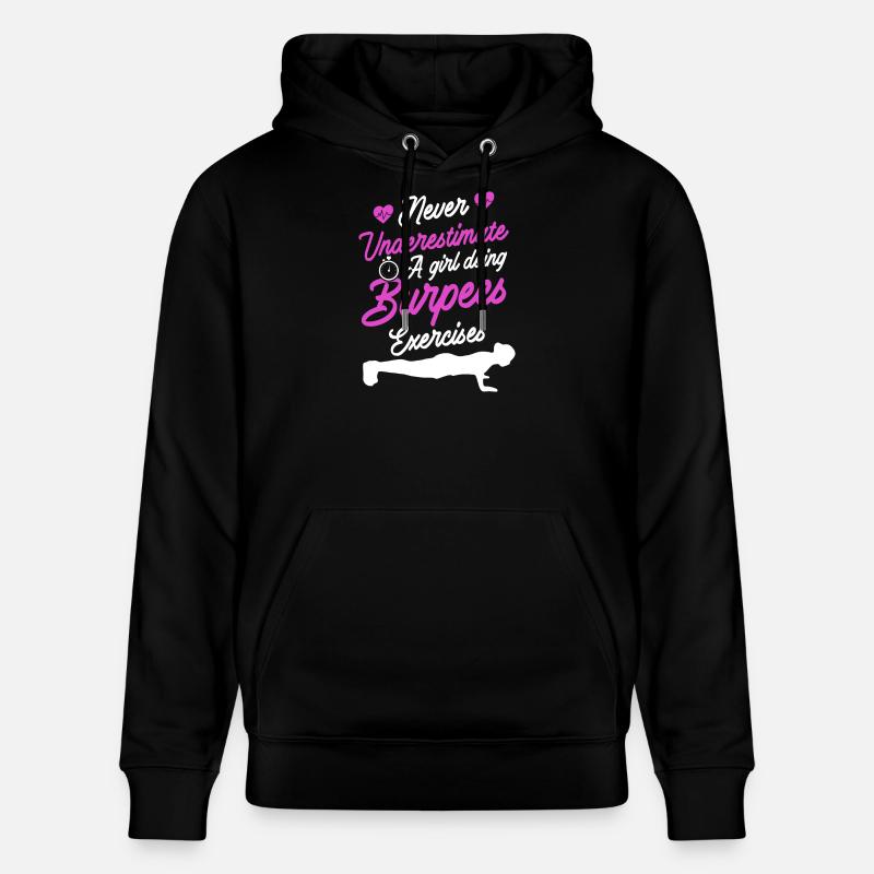 Design Burpees - Sweat à capuche bio CRUISER Stanley/Stella Unisexe - noir