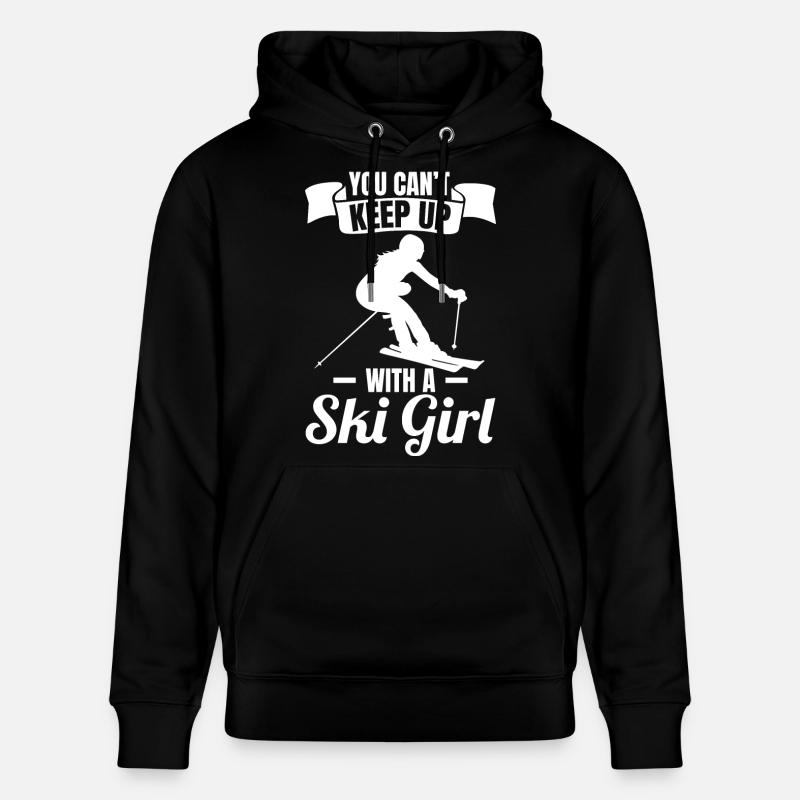 Skieuse - Sweat à capuche bio CRUISER Stanley/Stella Unisexe - noir